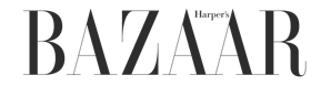 HARPER'S BAZAAR logo written in bold black capitals on a white background